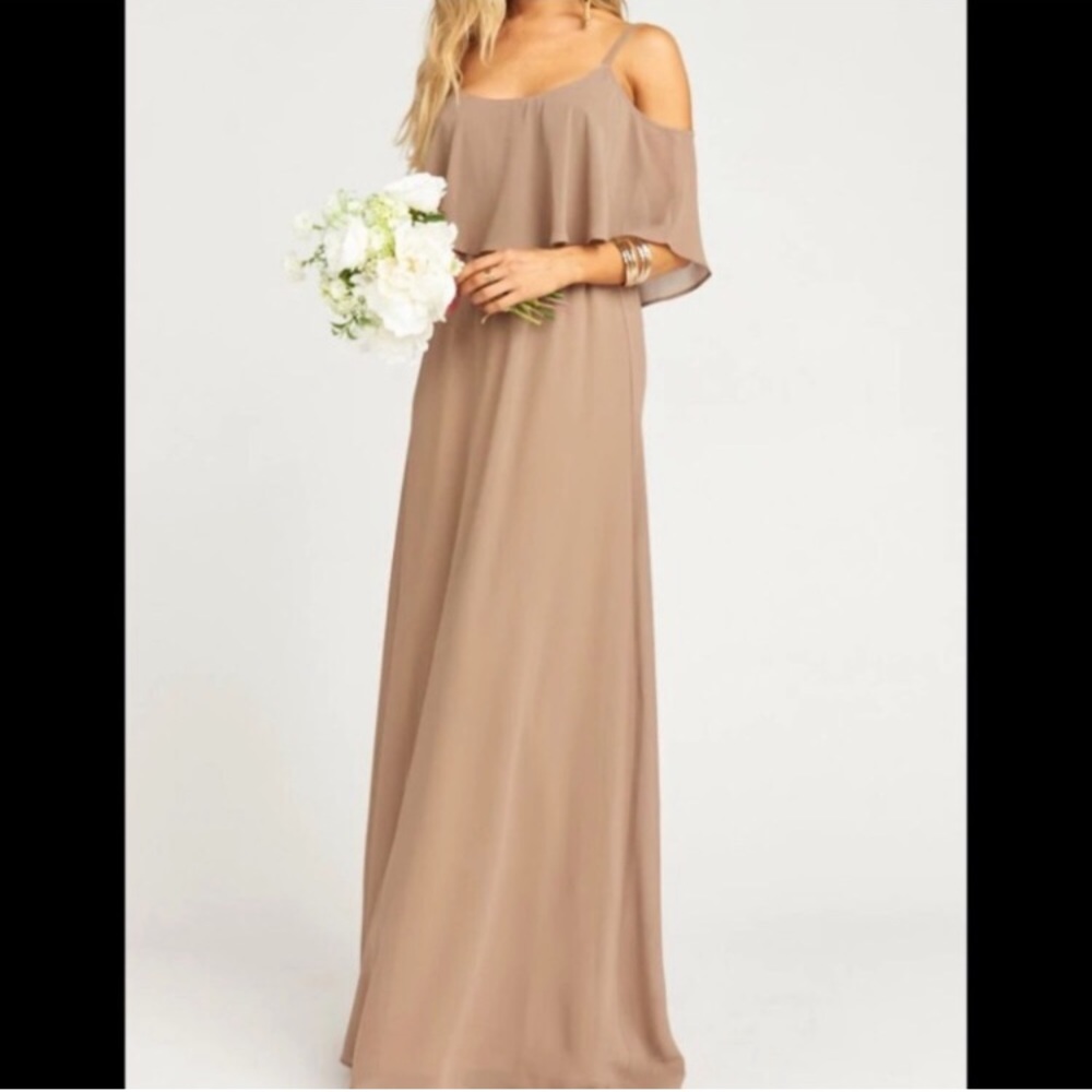 Show Me Your MuMu SMYM | Dune Chiffon Caitlin Maxi Dress | XS